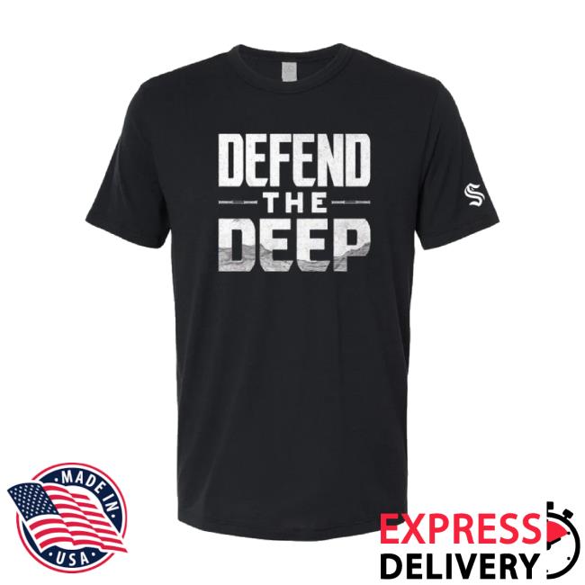 Original Seattle Hockey Team Store Merch Seattle Kraken Defend The Deep New Shirt Seattlehockeyteamstore Shop