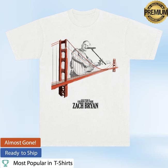 Zach Bryan Golden Gate Park Bridge Hoodie