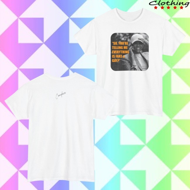 Official Candace Owens Merch Fake & Gay Tee Shirt