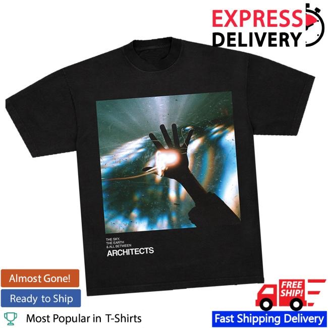 Architects Merch Store The Earth The Sky Album Black Crewneck Sweatshirt