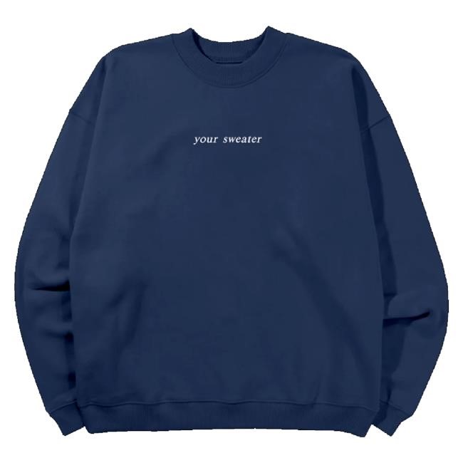 Official Conan Gray Merch Navy 2024 Heather Day Crewneck