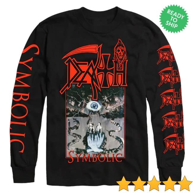 Indiemerchstore Death Symbolic Long Sleeve Crewneck Sweatshirt
