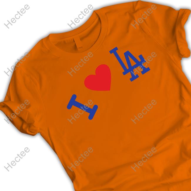 Madhappy I Love Los Angeles Dodgers T Shirt