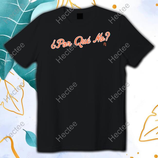 Athlete Logos Merch Por Qué No Hooded Sweatshirt