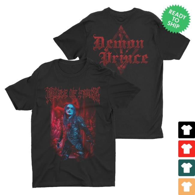 Official Night Shift Merch Indie Merch Store Cradle Of Filth - Demon Prince Popover Shirt NightShiftMerch IndieMerchStore