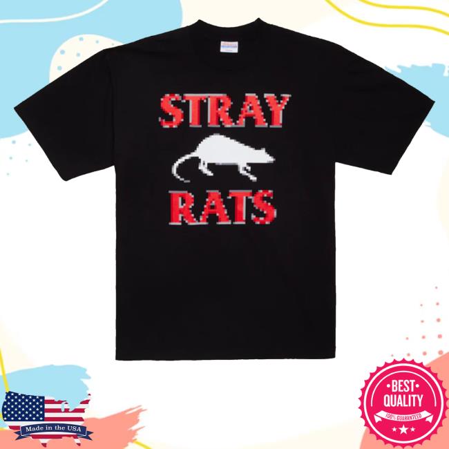 Stray Rats Store Pixel Rodenticide Tee Shirt