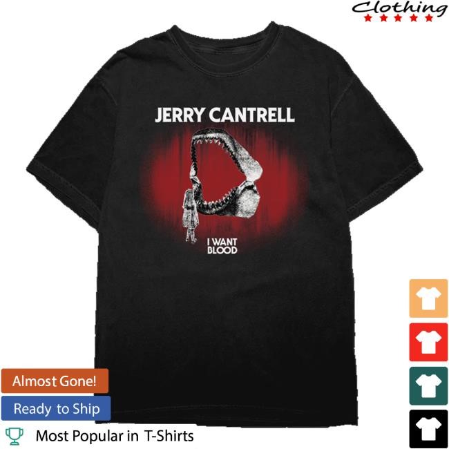 Jerry Cantrell Merch Store Open Wide Tee