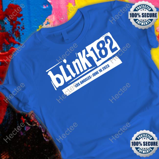 Blink 182 Los Angeles 2023 Tour Merch Concert Sweatshirt