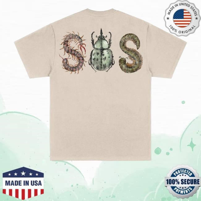 Szasos Merch Store Sos Deluxe Natural Beetle Hooded Sweatshirt