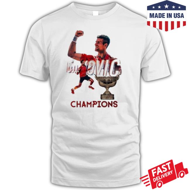 Novak Djokovic Champions Roland Garros 2023 Shirt