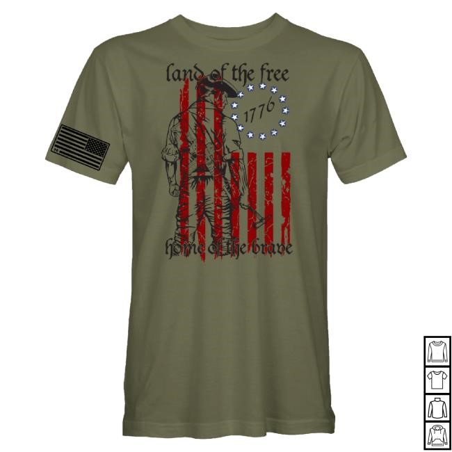 Official Hodgetwins Merch Land Of The Free Tee