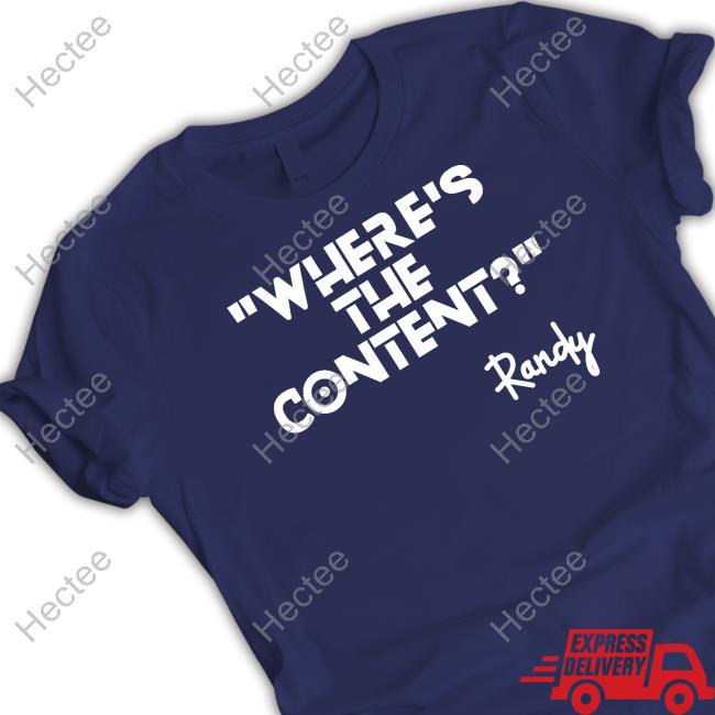Where's The Content Long Sleeve T Shirt