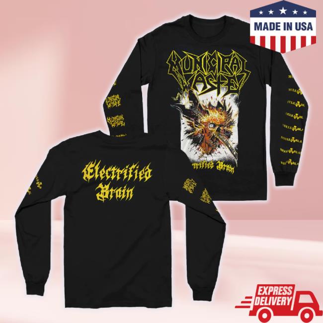 Original Coldcuts Merch Store Municipal Waste "Electrified Brain"Sweatshirt Coldcutsmerch Shop