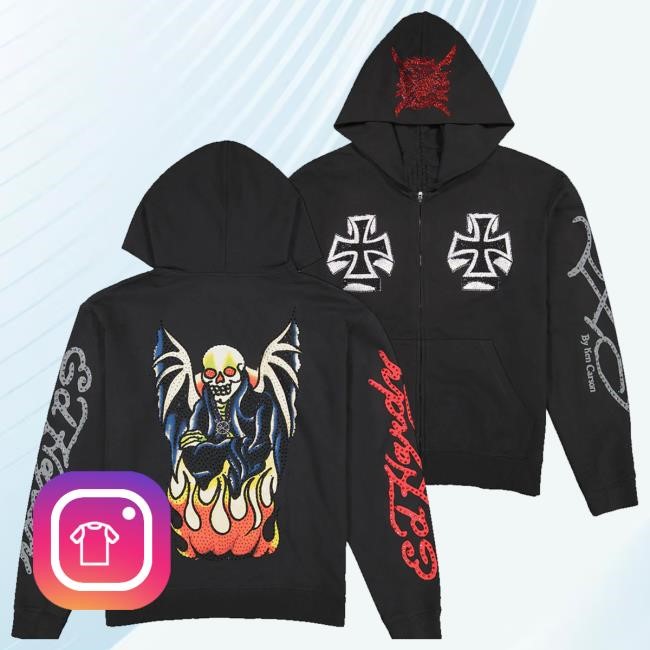 Original Ken Carson Merch Store Xman Black Zip Long Sleeve Shirt