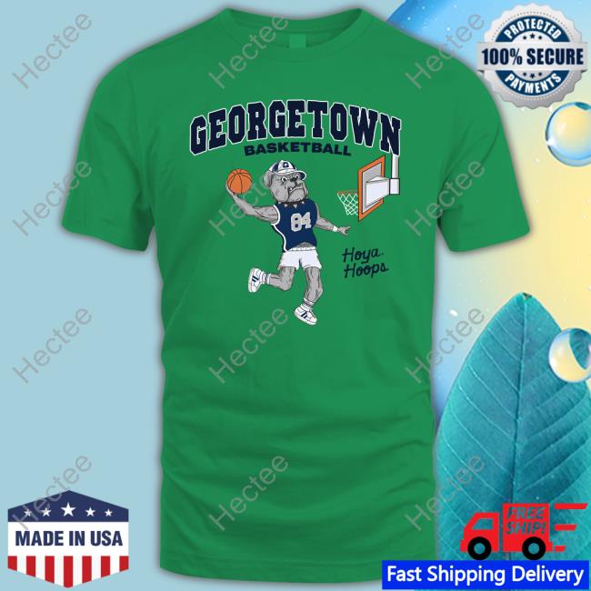 Dunking Bulldog Georgetown Basketball Shirts Dunking Bulldog Georgetown Basketball T Shirt