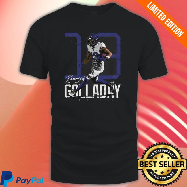 Kenny Golladay New York Giants Bold Number Signature shirt