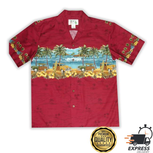 Carshirts Merch Woody Beach Chest Hawaiian Long Sleeve T Shirt