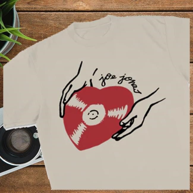 Joe Jonas Merch Shop Store Official Heart Record Tee Shirt