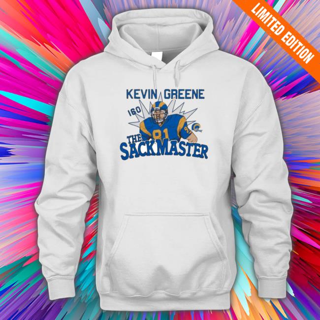 Rams Kevin Greene The Sackmaster Sweatshirts Rams Kevin Greene The Sackmaster Crewneck Sweatshirt