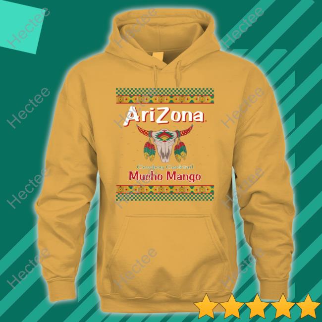 Very Rare Arizona Cowboy Cocktail Mucho Mango New Shirt