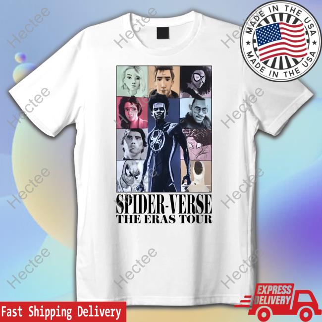 Purpulpop Spider Verse The Eras Tour T Shirt