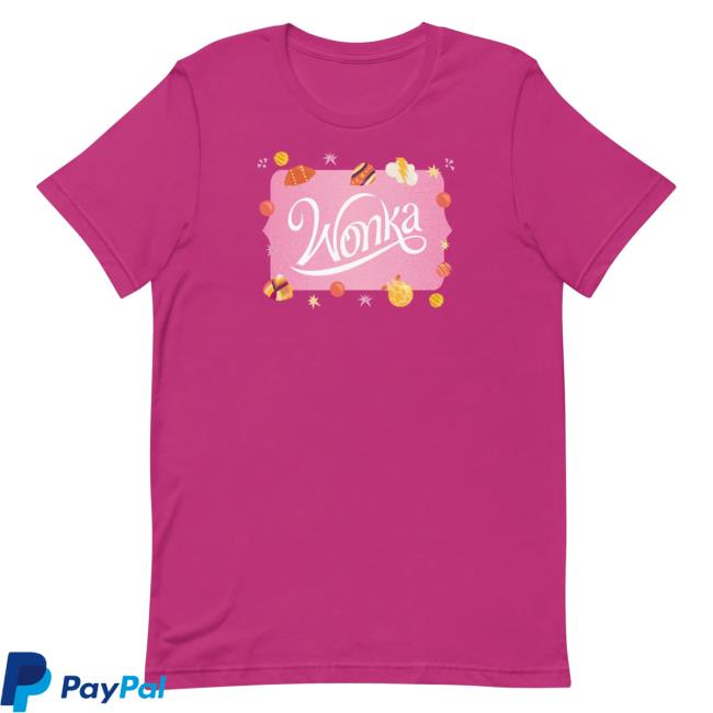 Wonka Pink Banner Tee Shirt