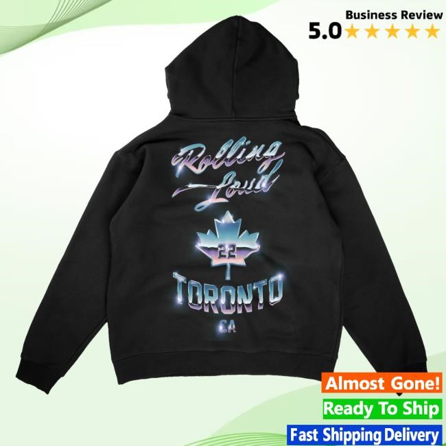 Rolling Loud Merch Shop Store Official Rl Chrome Leaf Toronto 2022 Shirts