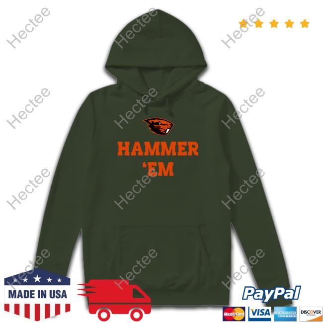 Osu Beaver Logo Hammer Em Hoodie