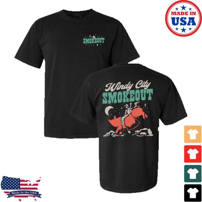 Official Windy City Smoke Out Merch Store Shop 2025 Black Rodeo Pig Tank Top