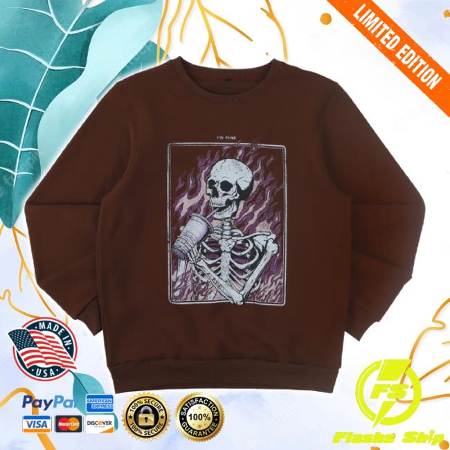 Original Otto By Kris Merch Store Ii'm Fine Hoodie Ottobykris Shop