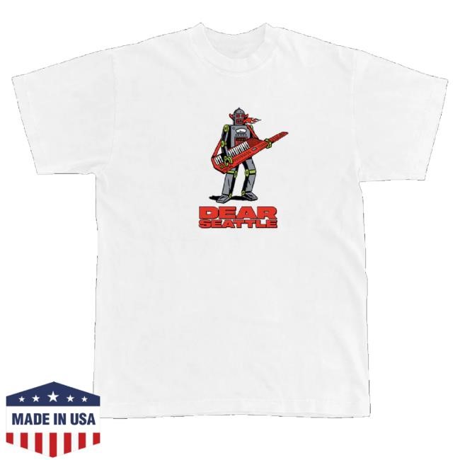 Official Merch Jungle Merch Dear Seattle Rockin' Robot Unisex Sweatshirt