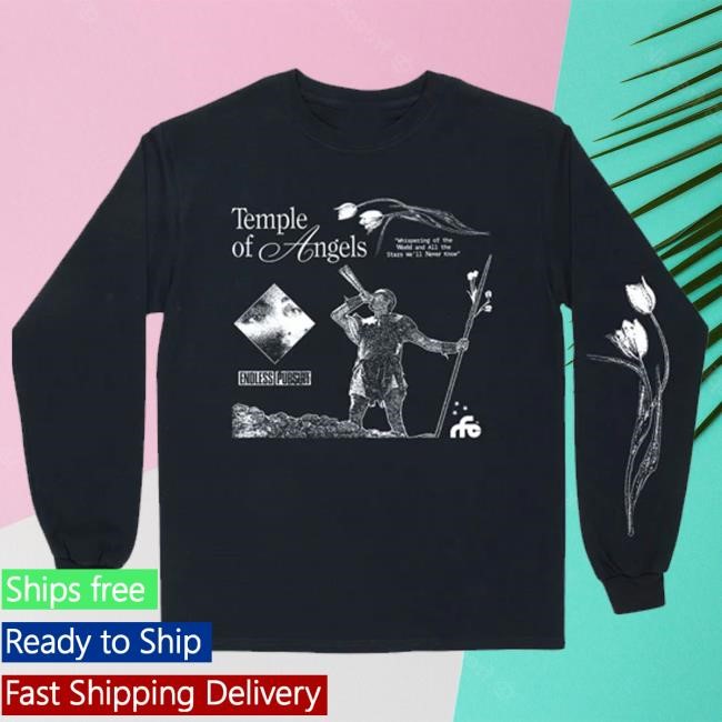 Run For Cover Records Merch Temple Of Angels Herald Long Sleeve Funny Shirt