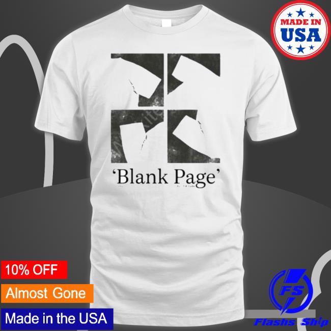 Blank Page By Chill Subs 2023 Shirt