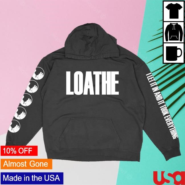 Trending Imprint Merch Shop Loathe Logo Crewneck Sweatshirt