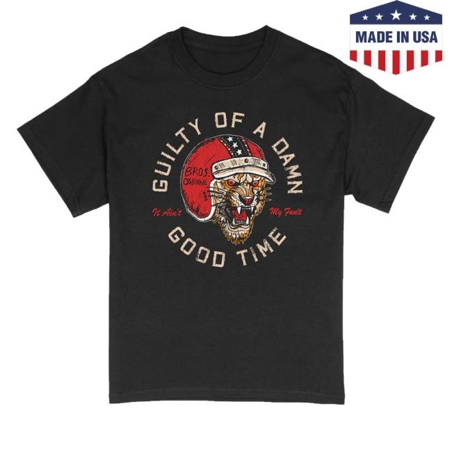 Brothers Osborne Merch Shop Guilty Roaring Tiger Hoodie