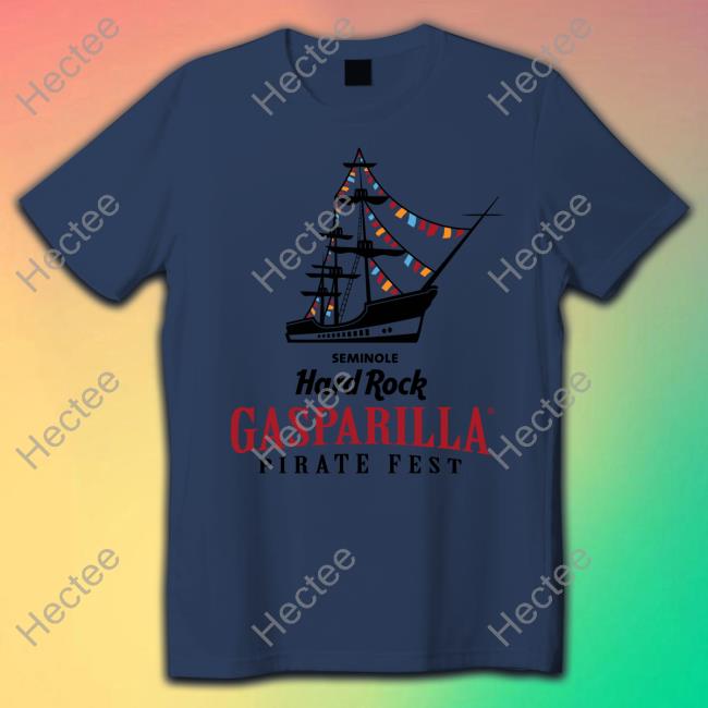 Seminole Hard Rock Gasparilla Pirate Fest T Shirt Gasparilla Tampa