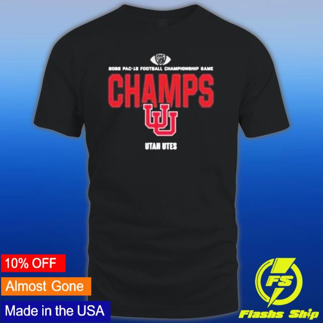 2022 Pac-12 Football Championship Game Utah Utes Champions Long Sleeve Shirt