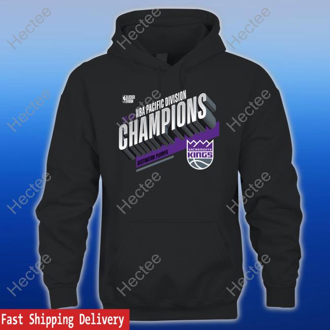 Sacramento Kings Fanatics Branded 2023 Pacific Division Champions Locker Room Tee