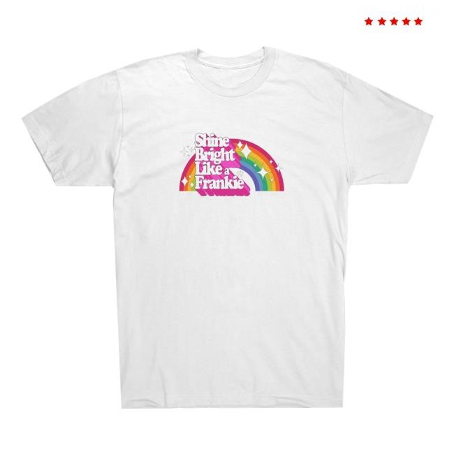 Original Frankie Grande Merch Store Shine Bright Like A Frankie Crewneck Sweatshirt