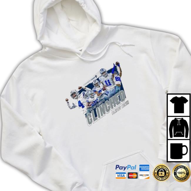 Cowboys Clinch Playoff Nfc 2022 Crewneck Sweatshirt Cowboys Clinch Playoff Nfc 2022 Shirts