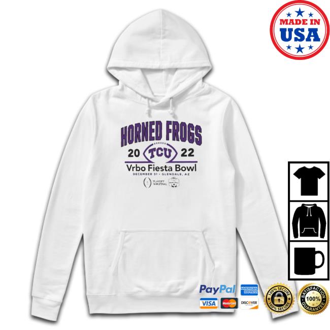 Horned Frogs 2022 Tcu Vrbo Fiesta Bowl Playoff Crewneck Sweatshirt