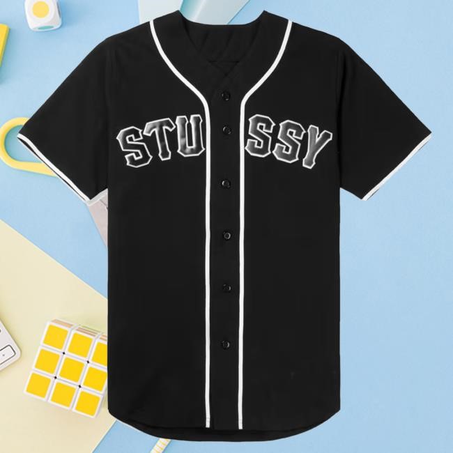 Stüssy Black Stussy Baseball Jersey shirt