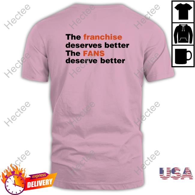 Snowthegoalie The Franchise Deserves Better The Fans Deserve Better Hooded Sweatshirt Flyers