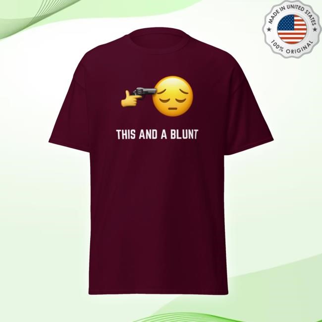 Hvy Apparel Merch This And A Blunt T-Shirt, Hoodie, Tank Top, Sweater And Long Sleeve T-Shirt