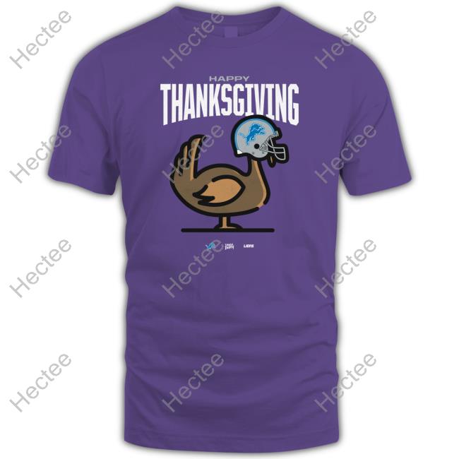 Detroit Lions Happy Thanksgiving Hoodie