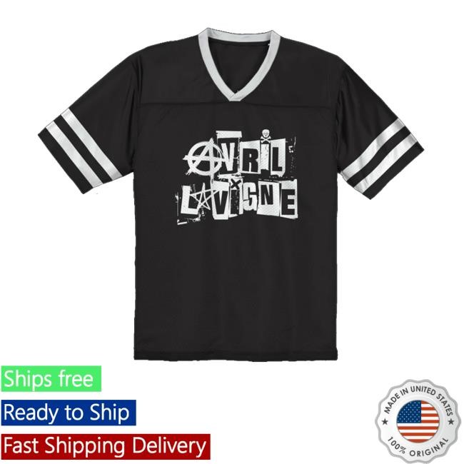 Avrillavigne Merch Greatest Hits Tour Football Jersey