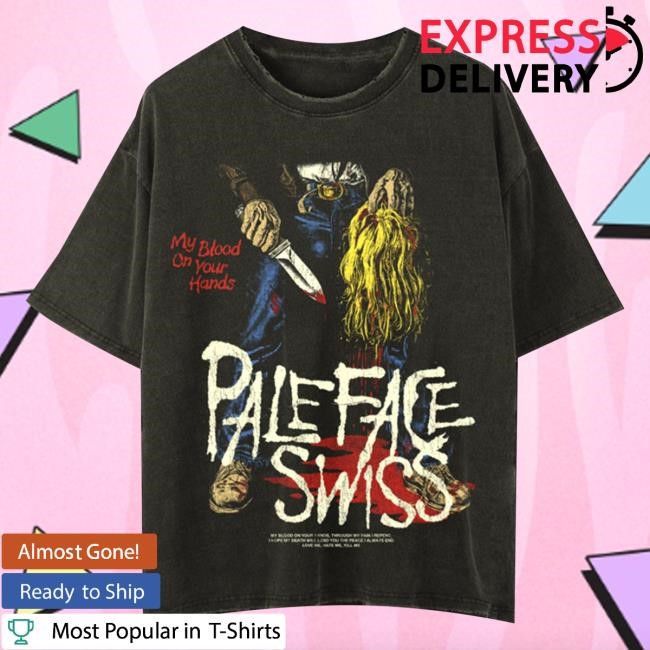 Paleface Swiss Official Merch My Blood On Your Hands Washed Out Sweaters