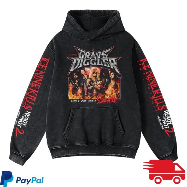 Ink Merch Store Hell Or High Slaughter Zip Hoodie