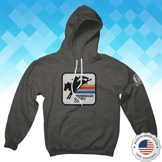 Official Rodeo Time Dale Brisby Merch Charcoal Bronc Crewneck