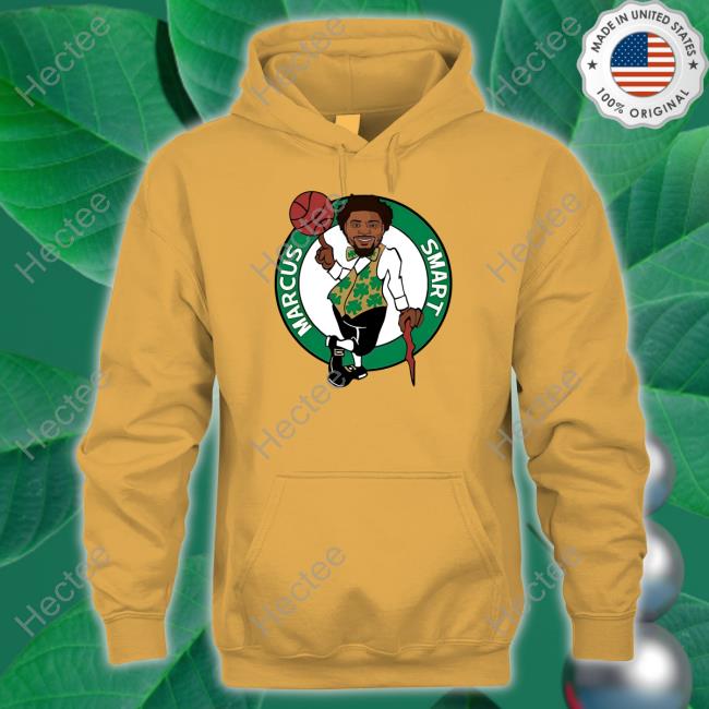 Green Marcus Smart Logo Tee Shirt Green Marcus Smart Logo Tee Shirt
